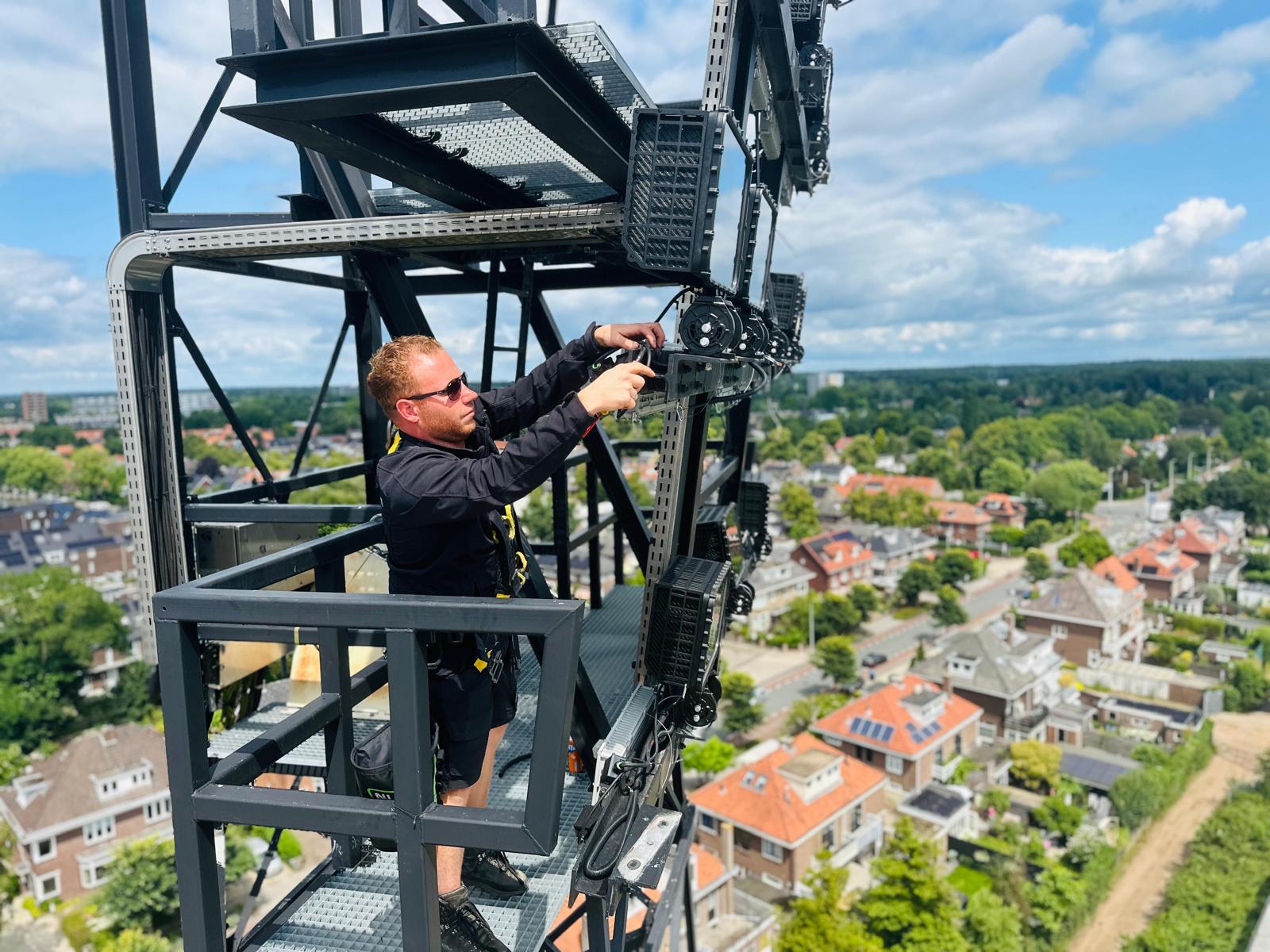 SUFA-P Installation sur mât Deventer